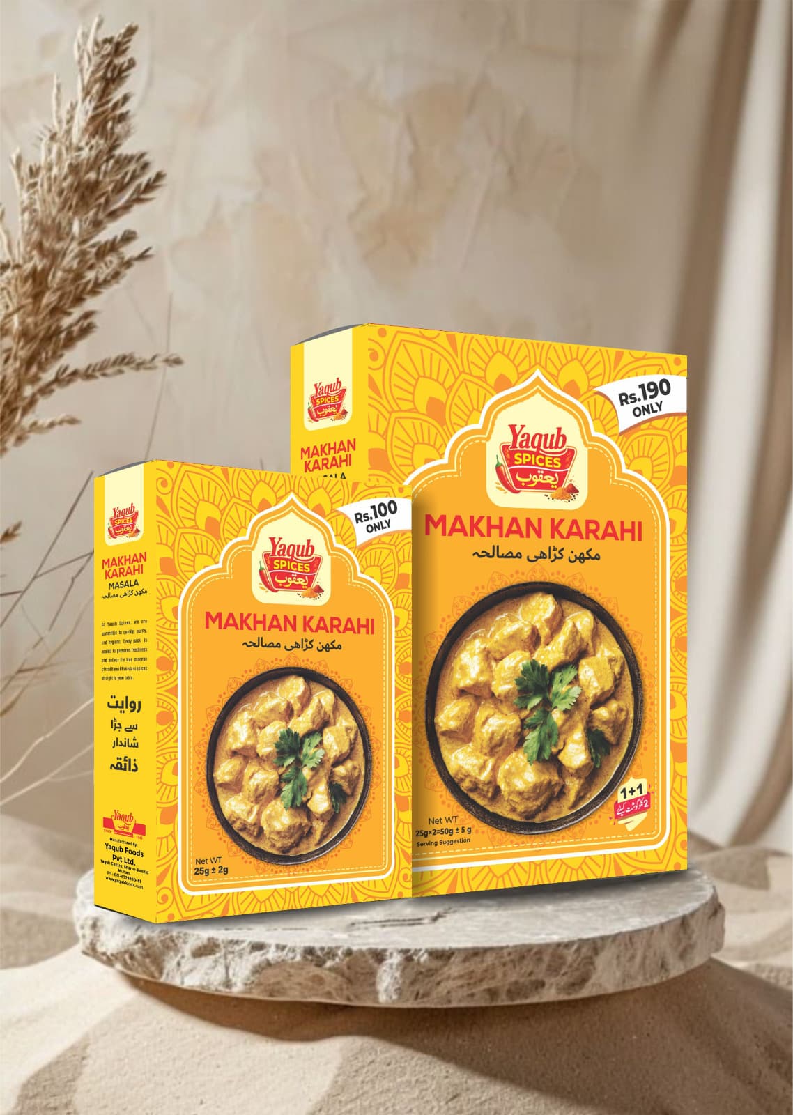 Yaqub Makhan Karahi Masala 40g box